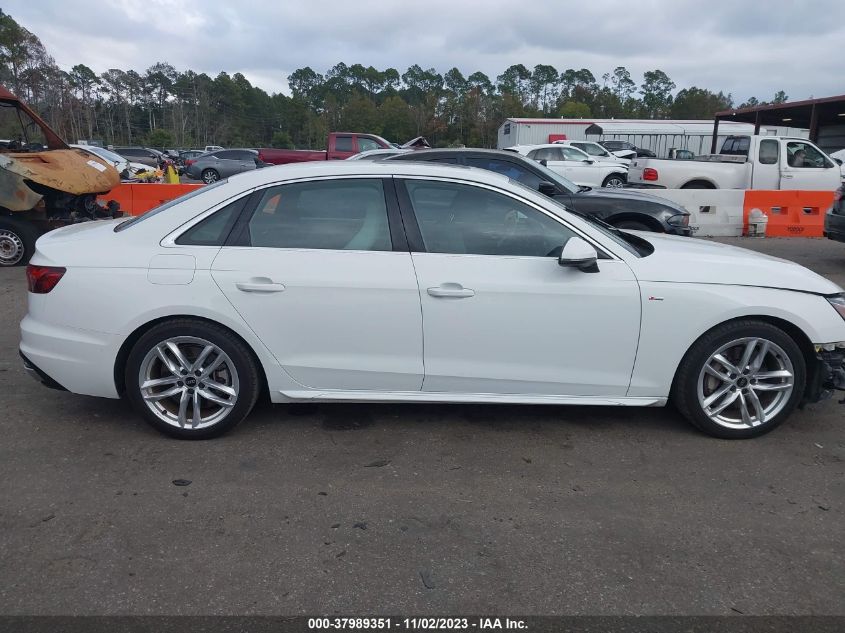 2023 AUDI A4 PREMIUM PLUS 45 TFSI S - WAUEAAF48PN010482