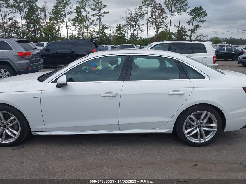 2023 AUDI A4 PREMIUM PLUS 45 TFSI S - WAUEAAF48PN010482