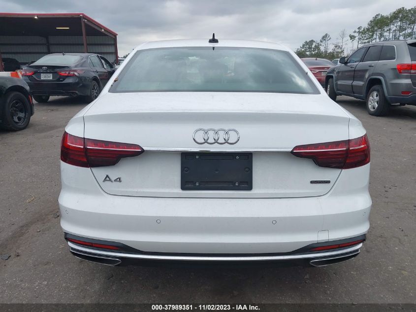 2023 AUDI A4 PREMIUM PLUS 45 TFSI S - WAUEAAF48PN010482