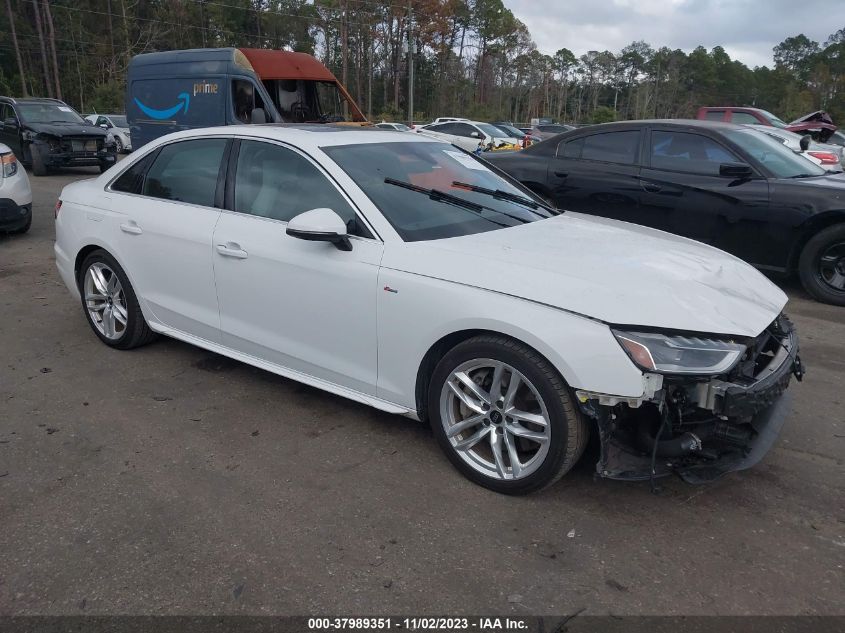 2023 AUDI A4 PREMIUM PLUS 45 TFSI S - WAUEAAF48PN010482