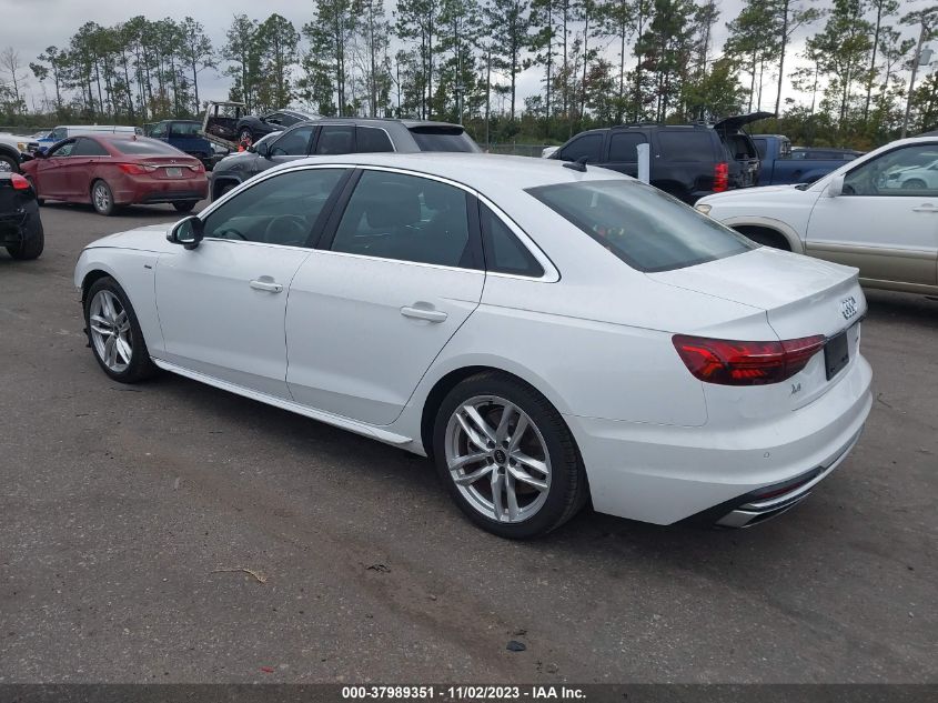 2023 AUDI A4 PREMIUM PLUS 45 TFSI S - WAUEAAF48PN010482