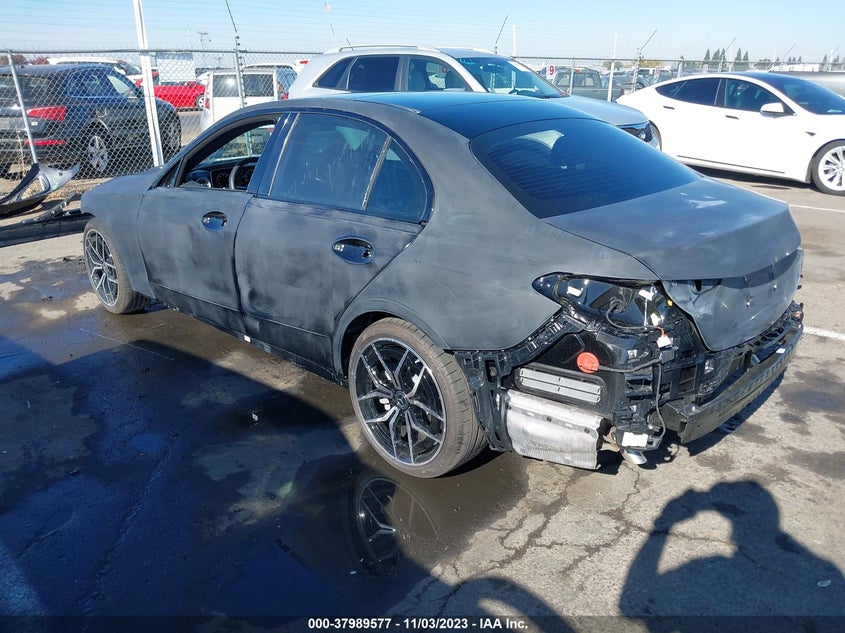 VIN W1KAF4GB2PR147014 2023 MERCEDES-BENZ C 300 SEDAN