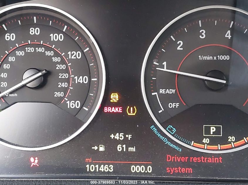 2015 BMW 335I XDRIVE WBA3B9G58FNR94581