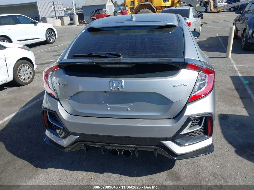 2021 HONDA CIVIC SPORT - SHHFK7H49MU417028