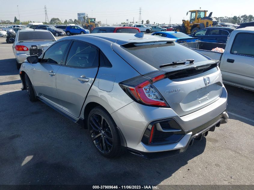 2021 HONDA CIVIC SPORT - SHHFK7H49MU417028