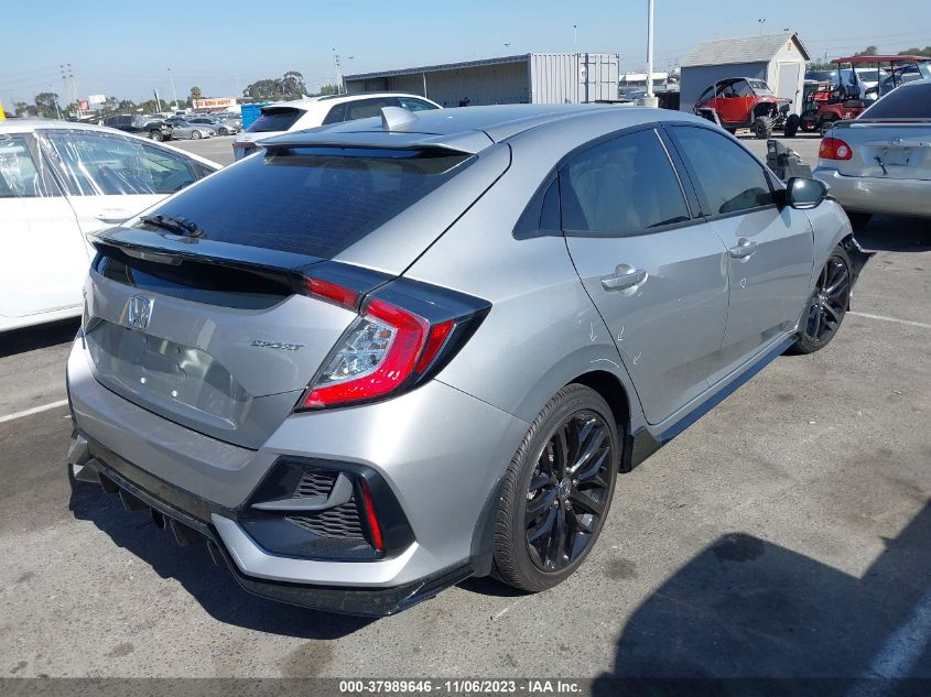 2021 HONDA CIVIC SPORT - SHHFK7H49MU417028