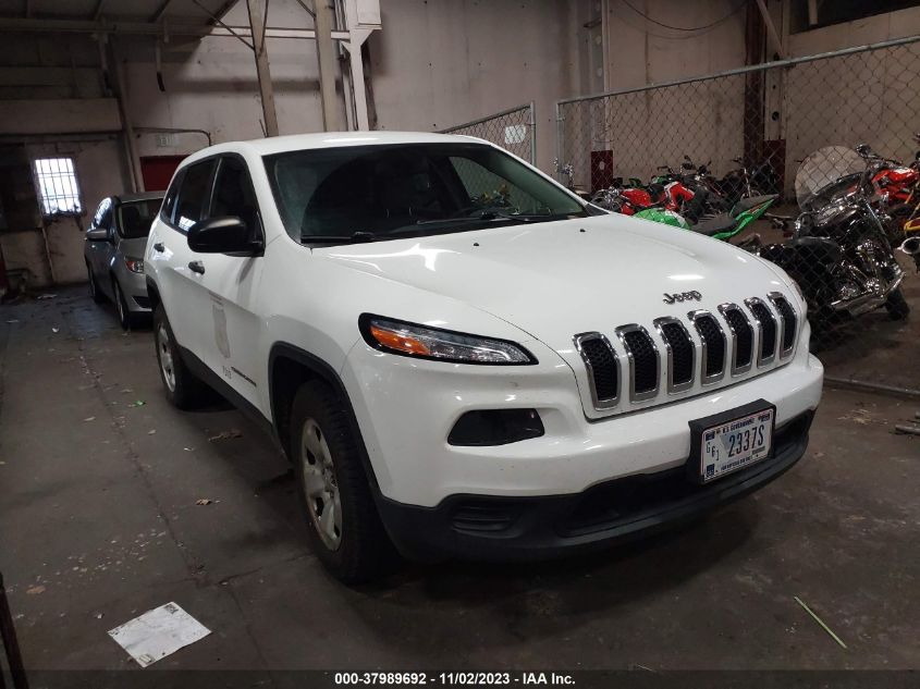 2016 JEEP CHEROKEE SPORT - 1C4PJMAB6GW343583
