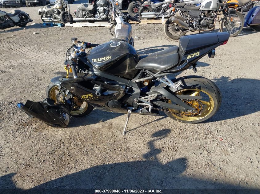 2008 TRIUMPH MOTORCYCLE DAYTONA 675 SMTD00NS68J341289