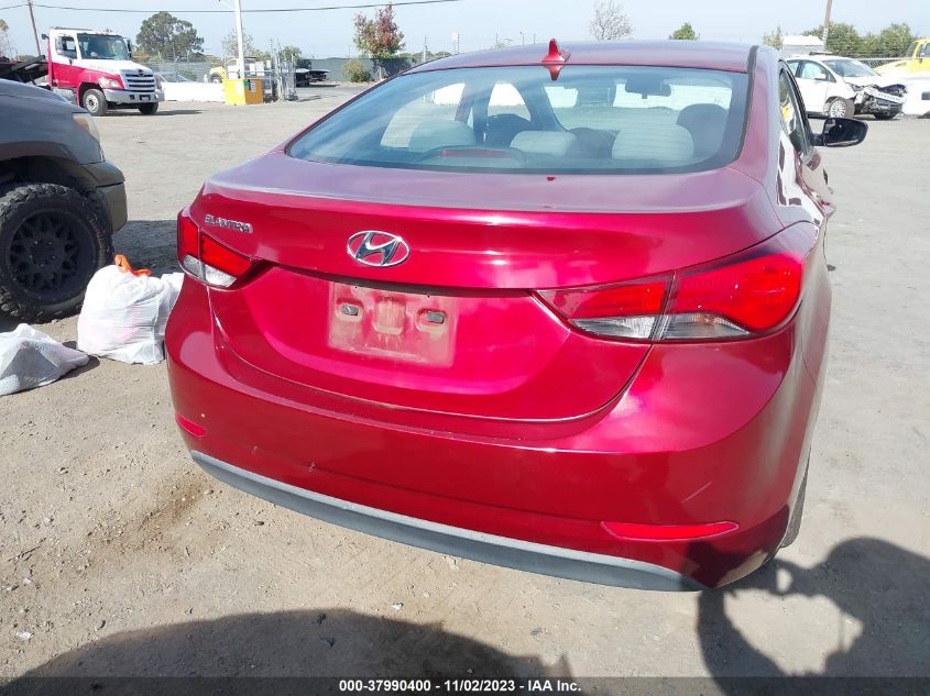 2015 HYUNDAI ELANTRA SE - 5NPDH4AE5FH561298