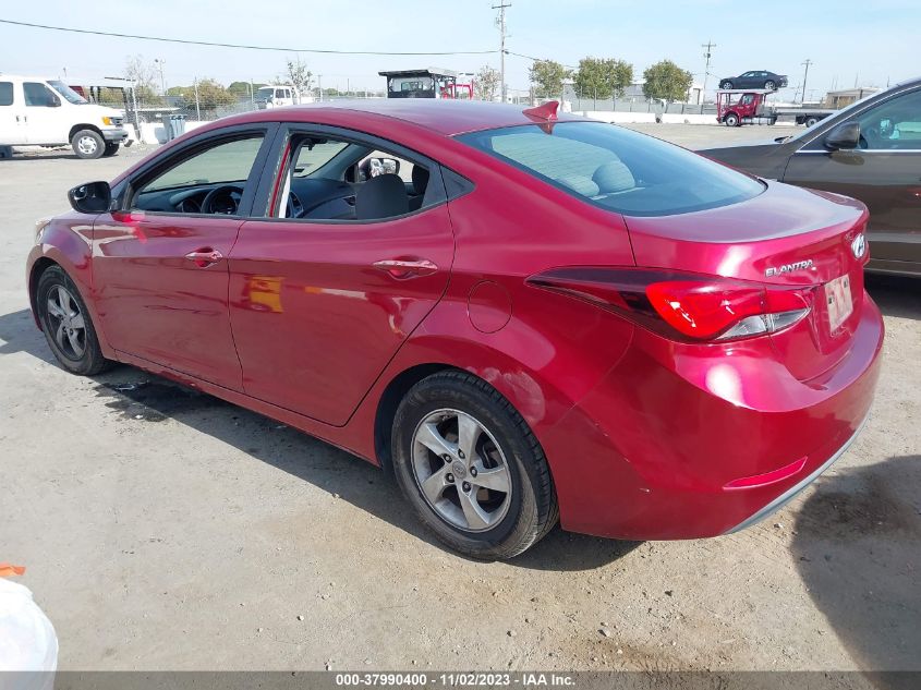 2015 HYUNDAI ELANTRA SE - 5NPDH4AE5FH561298
