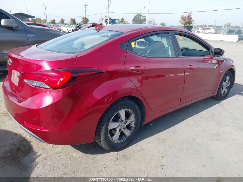 2015 HYUNDAI ELANTRA SE - 5NPDH4AE5FH561298
