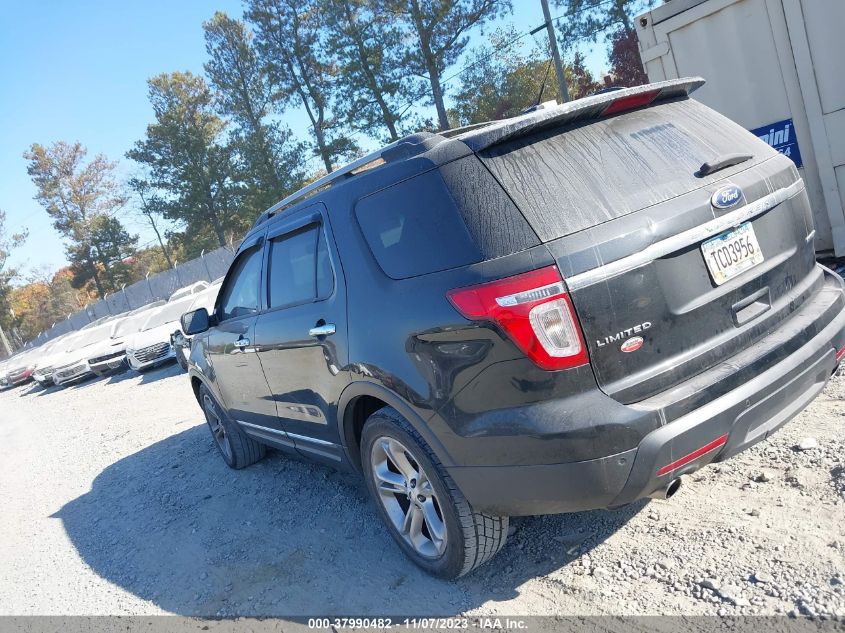 2013 FORD EXPLORER LIMITED - 1FM5K7F84DGC11751