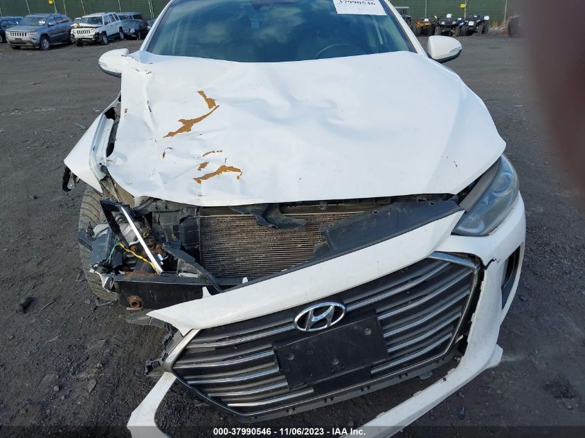 2018 HYUNDAI ELANTRA GLS - KMHD84LF6JU480701