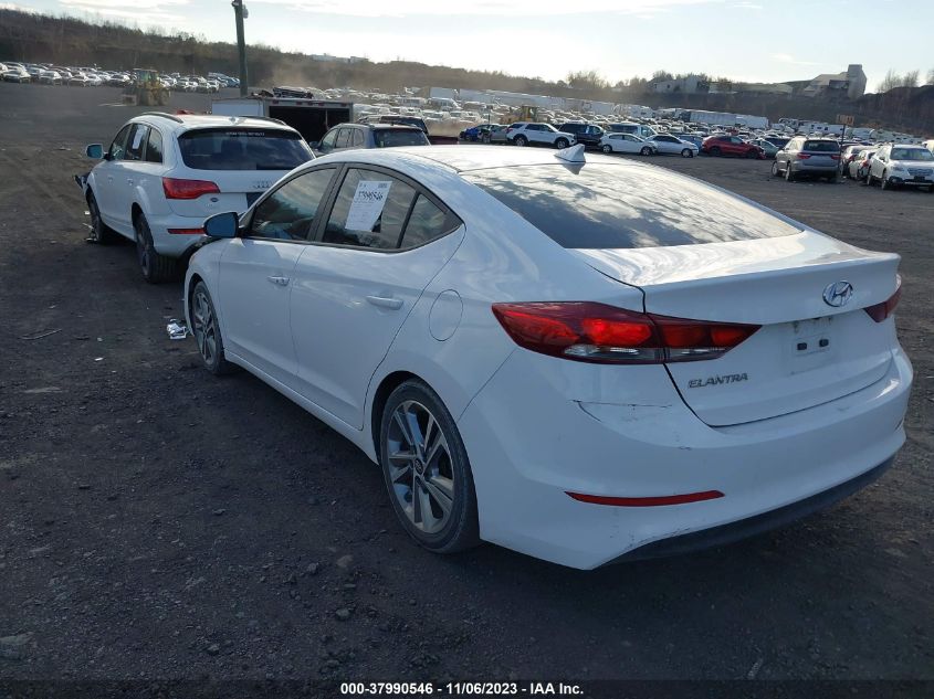 2018 HYUNDAI ELANTRA GLS - KMHD84LF6JU480701