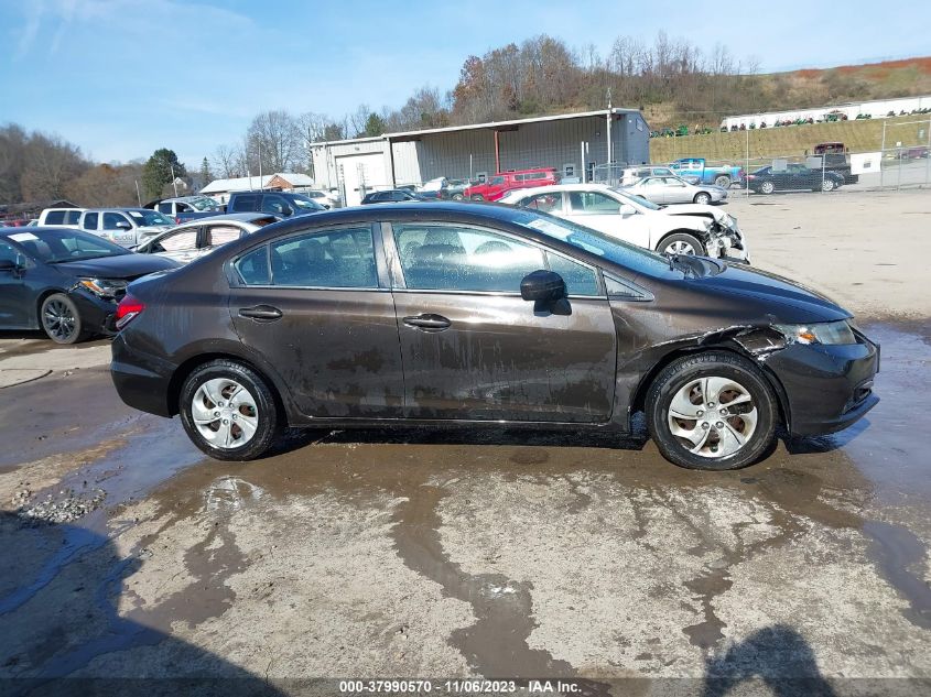 2014 HONDA CIVIC LX - 2HGFB2F50EH537202