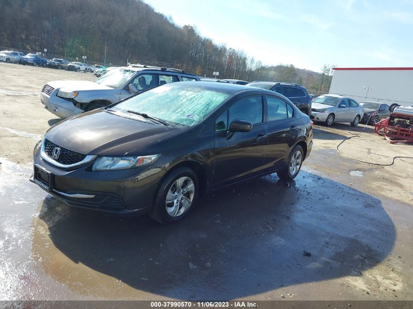2014 HONDA CIVIC LX - 2HGFB2F50EH537202