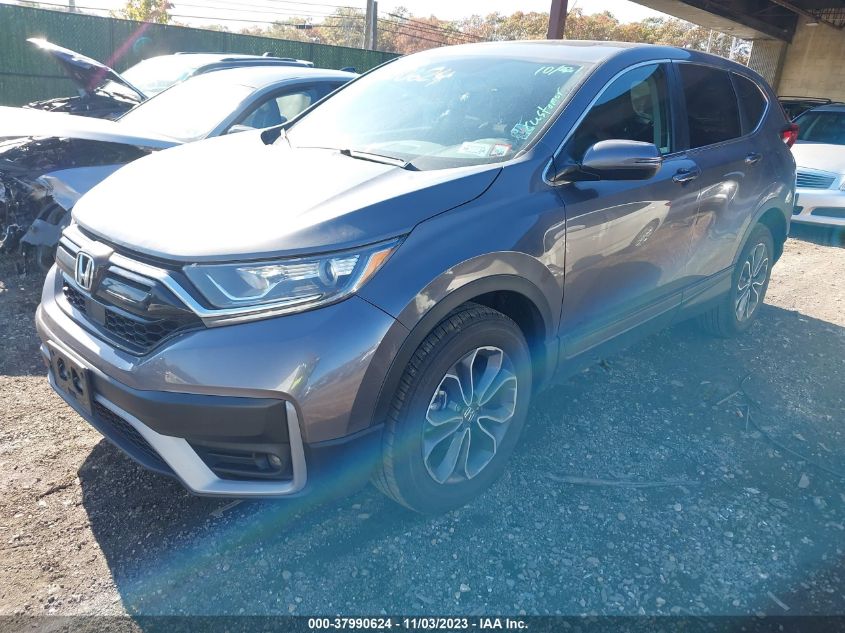 2022 HONDA CR-V EXL - 5J6RW2H84NA015138