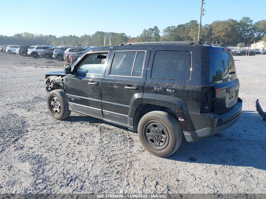 VIN 1C4NJPBA7HD211346 2017 JEEP PATRIOT SPORT FWD