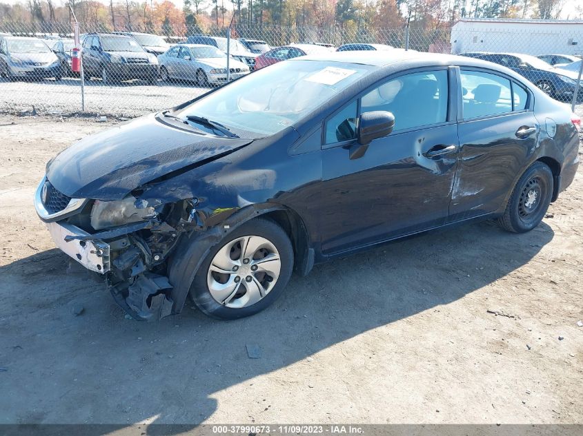 2014 HONDA CIVIC LX - 19XFB2F51EE032313