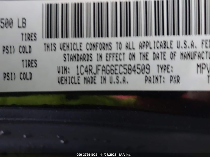 2014 JEEP GRAND CHEROKEE LAREDO - 1C4RJFAG6EC584509