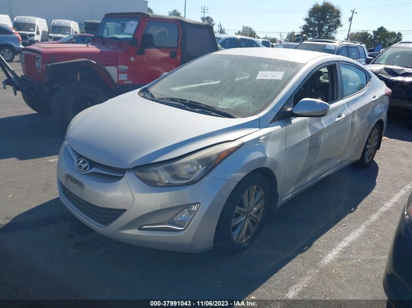 2014 HYUNDAI ELANTRA SE/SPORT/LIMITED - KMHDH4AE3EU121550