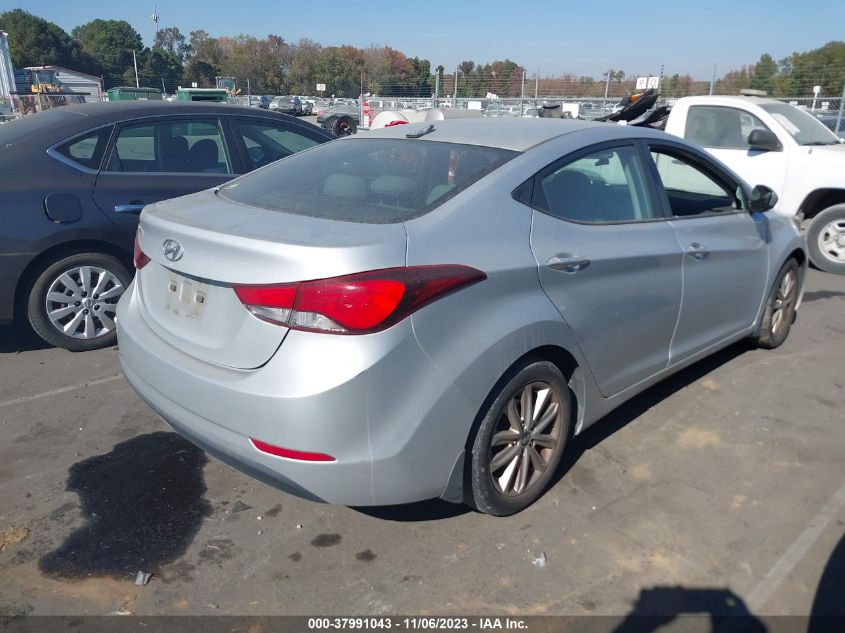 2014 HYUNDAI ELANTRA SE/SPORT/LIMITED - KMHDH4AE3EU121550