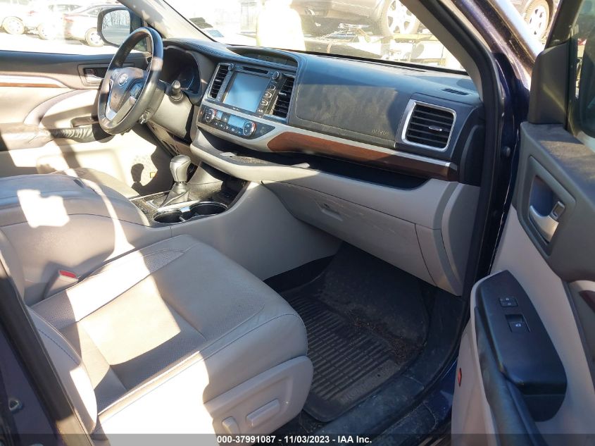 2014 TOYOTA HIGHLANDER HYBRID LIMITED 5TDDCRFH3ES005191