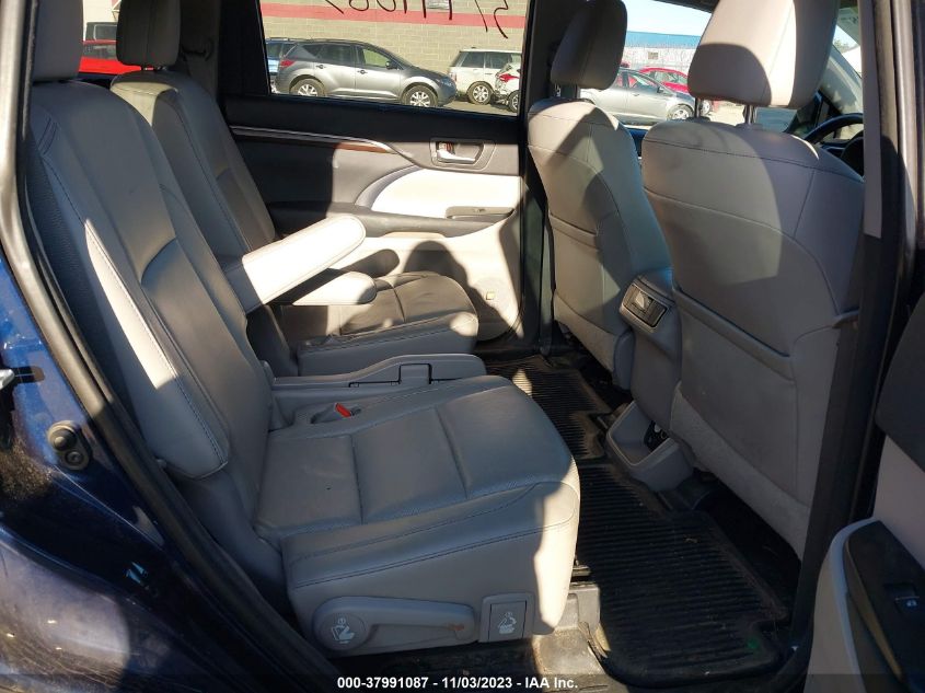 2014 TOYOTA HIGHLANDER HYBRID LIMITED 5TDDCRFH3ES005191