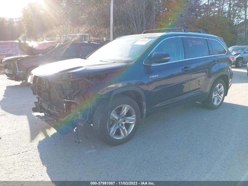 2014 TOYOTA HIGHLANDER HYBRID LIMITED 5TDDCRFH3ES005191