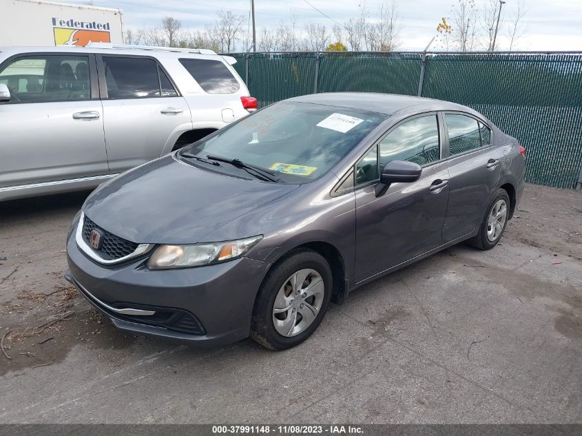 2014 HONDA CIVIC LX - 19XFB2F52EE010787