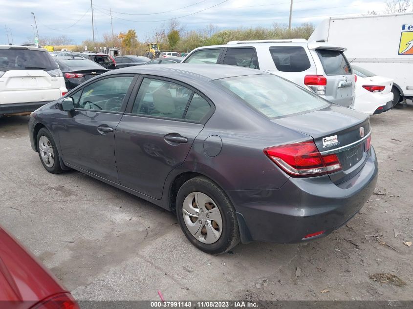 2014 HONDA CIVIC LX - 19XFB2F52EE010787