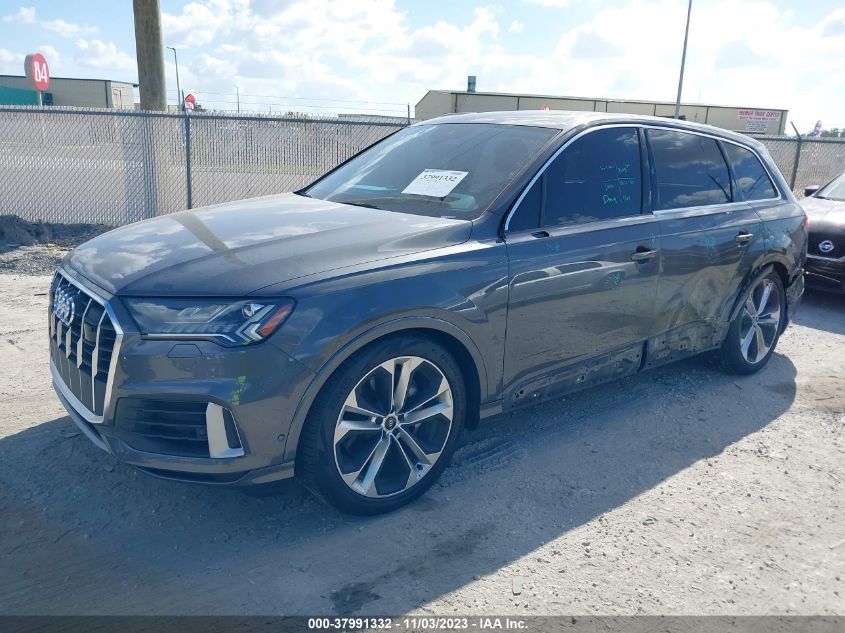 WA1VXAF77MD021853 2021 AUDI Q7 - Image 2