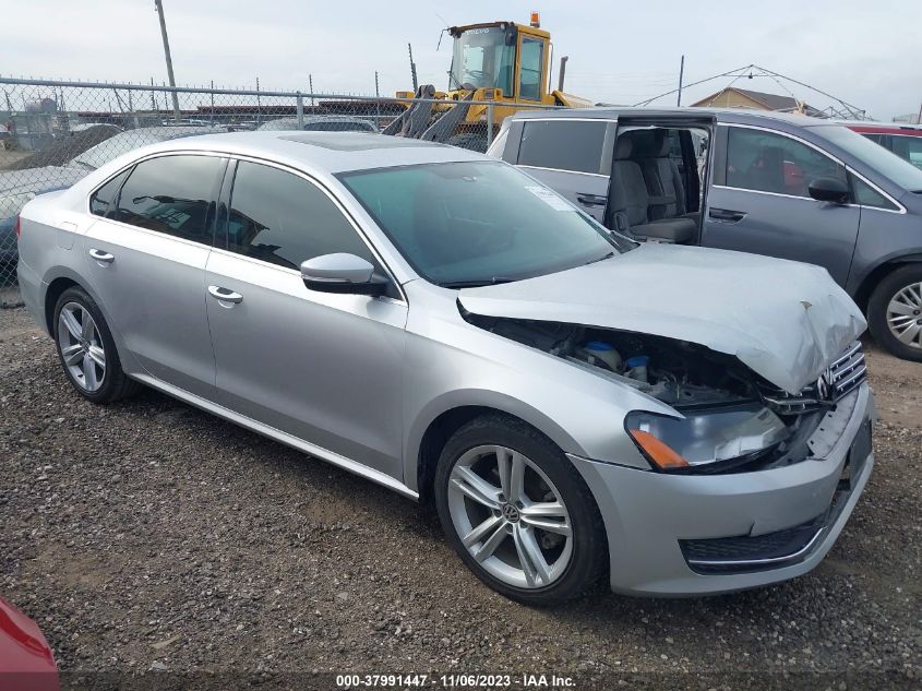 Lot #2525412751 2014 VOLKSWAGEN PASSAT 2.0L TDI SE salvage car