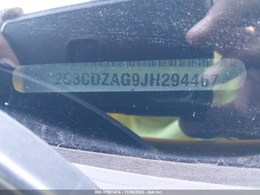 2018 DODGE CHALLENGER SXT - 2C3CDZAG9JH294467