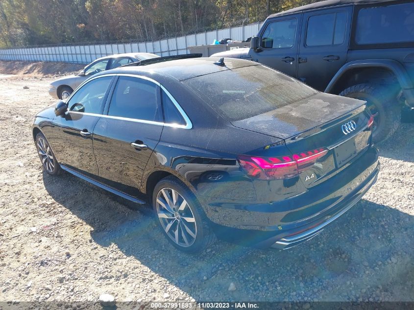 2020 AUDI A4 PREMIUM 40 TFSI - WAUGMAF47LA038694