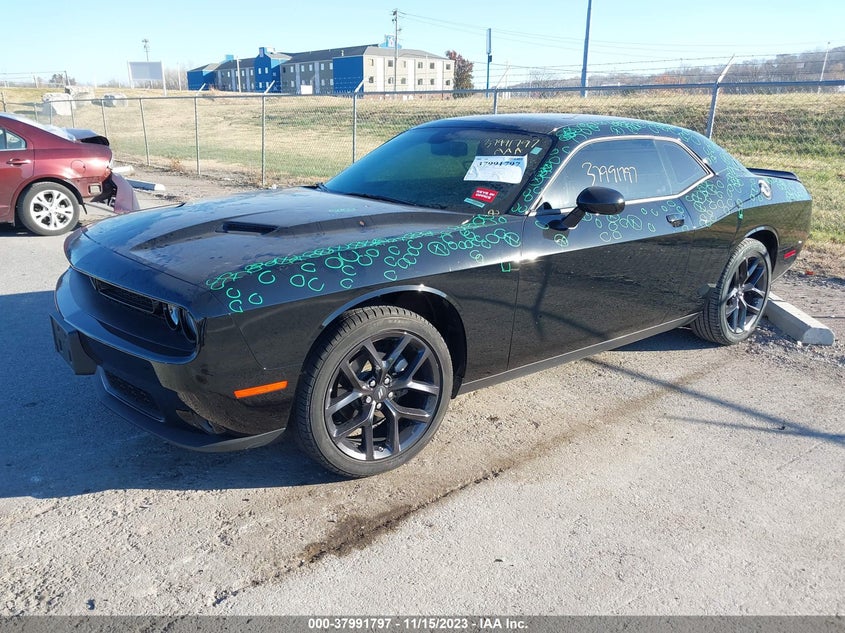 VIN 2C3CDZAG7NH159963 2022 DODGE CHALLENGER SXT