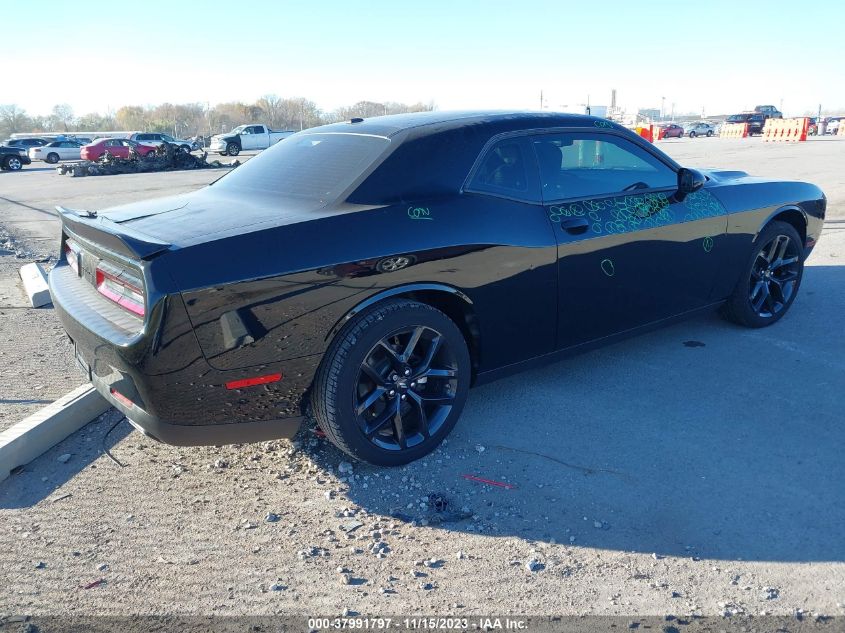VIN 2C3CDZAG7NH159963 2022 DODGE CHALLENGER SXT