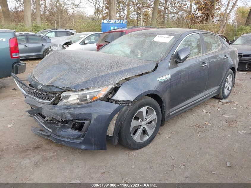 2014 KIA OPTIMA HYBRID LX - KNAGM4AD3E5066867