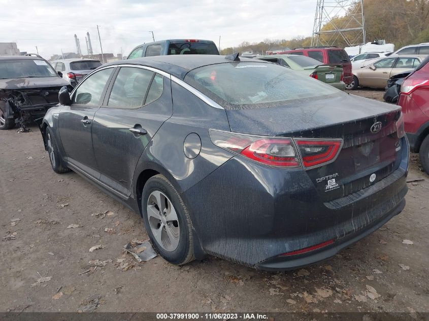 2014 KIA OPTIMA HYBRID LX - KNAGM4AD3E5066867