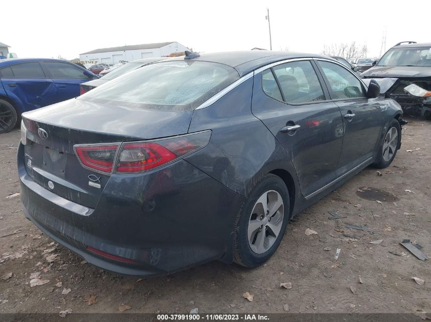 2014 KIA OPTIMA HYBRID LX - KNAGM4AD3E5066867