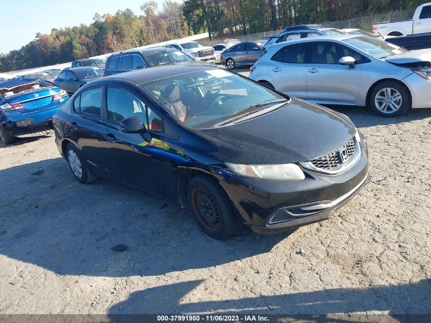 2013 HONDA CIVIC LX - 19XFB2F50DE015596