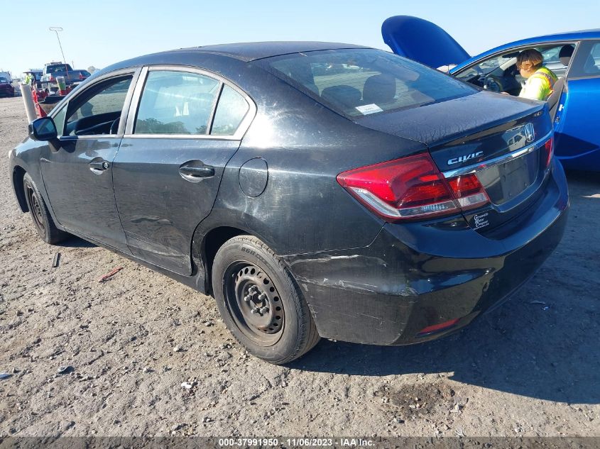 2013 HONDA CIVIC LX - 19XFB2F50DE015596