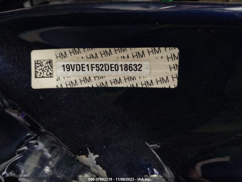 2013 ACURA ILX 20 PREMIUM - 19VDE1F52DE018632