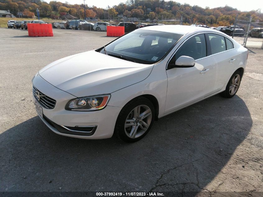 2014 VOLVO S60 T5/T5 PLATINUM - YV1612FS1E2278035