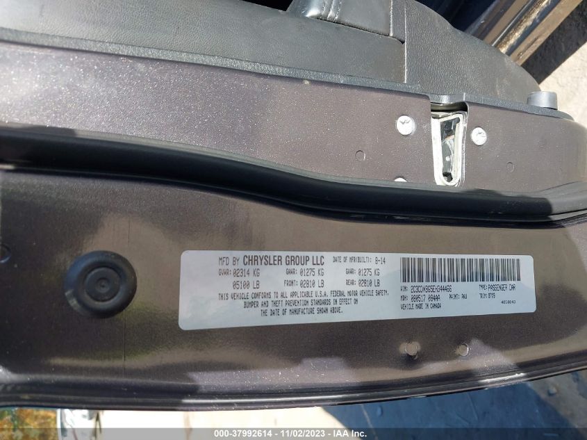 2014 DODGE CHARGER SE - 2C3CDXBG5EH344466