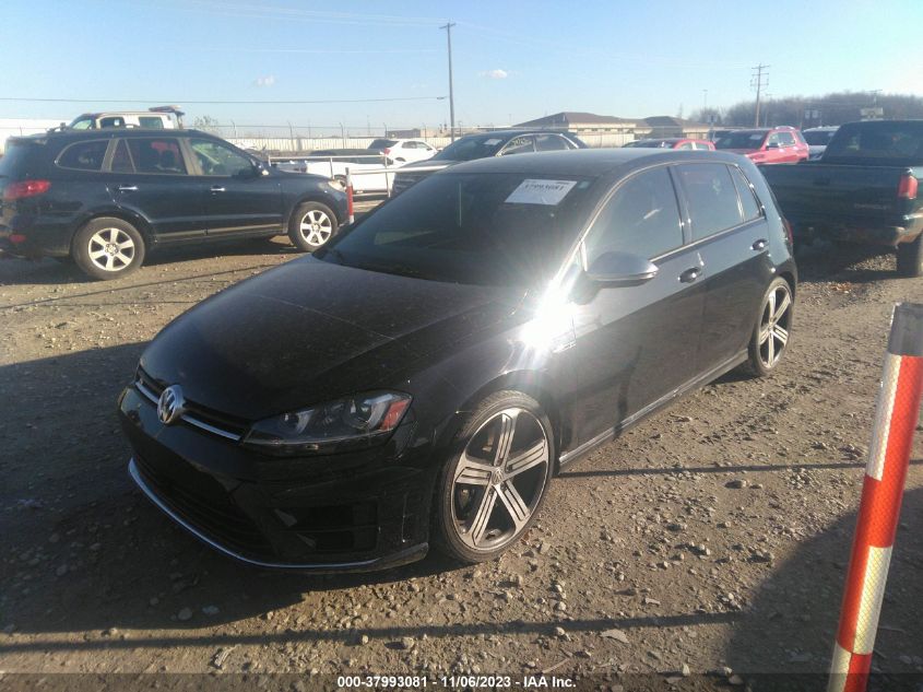 2016 VOLKSWAGEN GOLF R 4-DOOR WVWLF7AU9GW140450