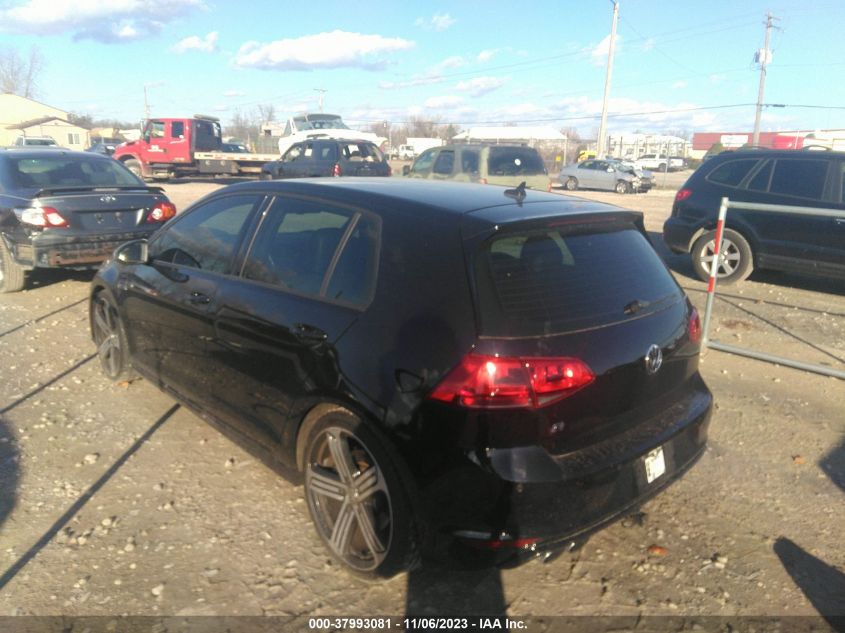 2016 VOLKSWAGEN GOLF R 4-DOOR WVWLF7AU9GW140450