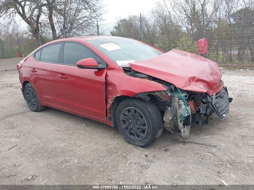 2017 HYUNDAI ELANTRA SE - 5NPD74LF6HH077944