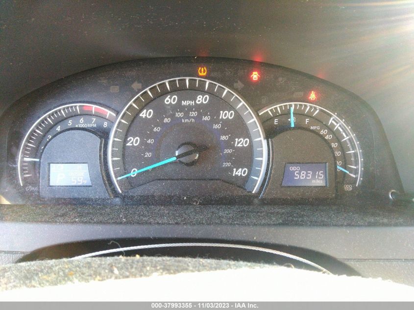 2013 TOYOTA CAMRY XLE - 4T4BF1FK2DR308485