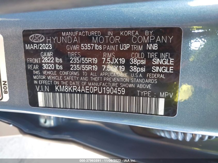 2023 HYUNDAI IONIQ 5 LIMITED - KM8KR4AE0PU190459